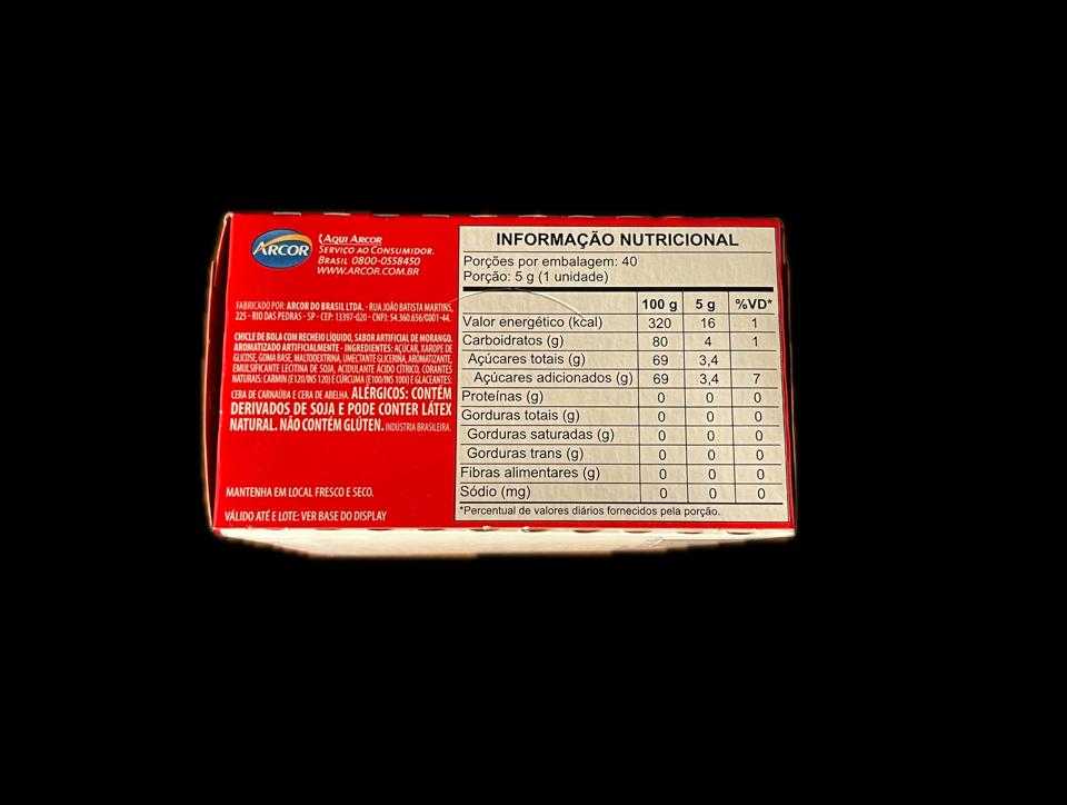 CHICLE-POOSH-MORANGO-18X200G